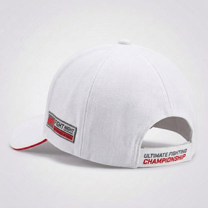 UFC Baseball Cap Weiß Rückansicht