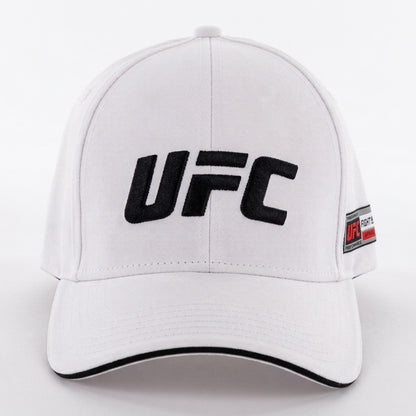 UFC Baseball Cap Weiß Vorderansicht