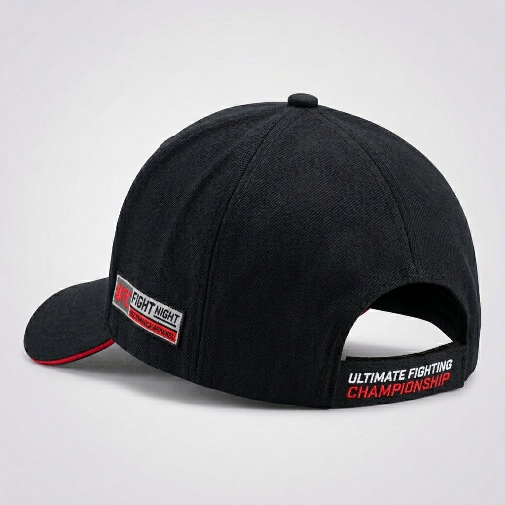 UFC Baseball Cap Schwarz Rückansicht