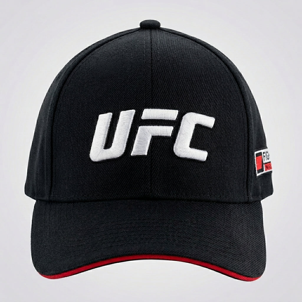 UFC Baseball Cap Schwarz Vorderansicht