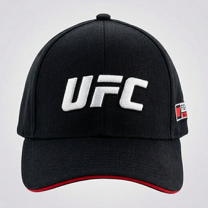 UFC Baseball Cap Schwarz Vorderansicht